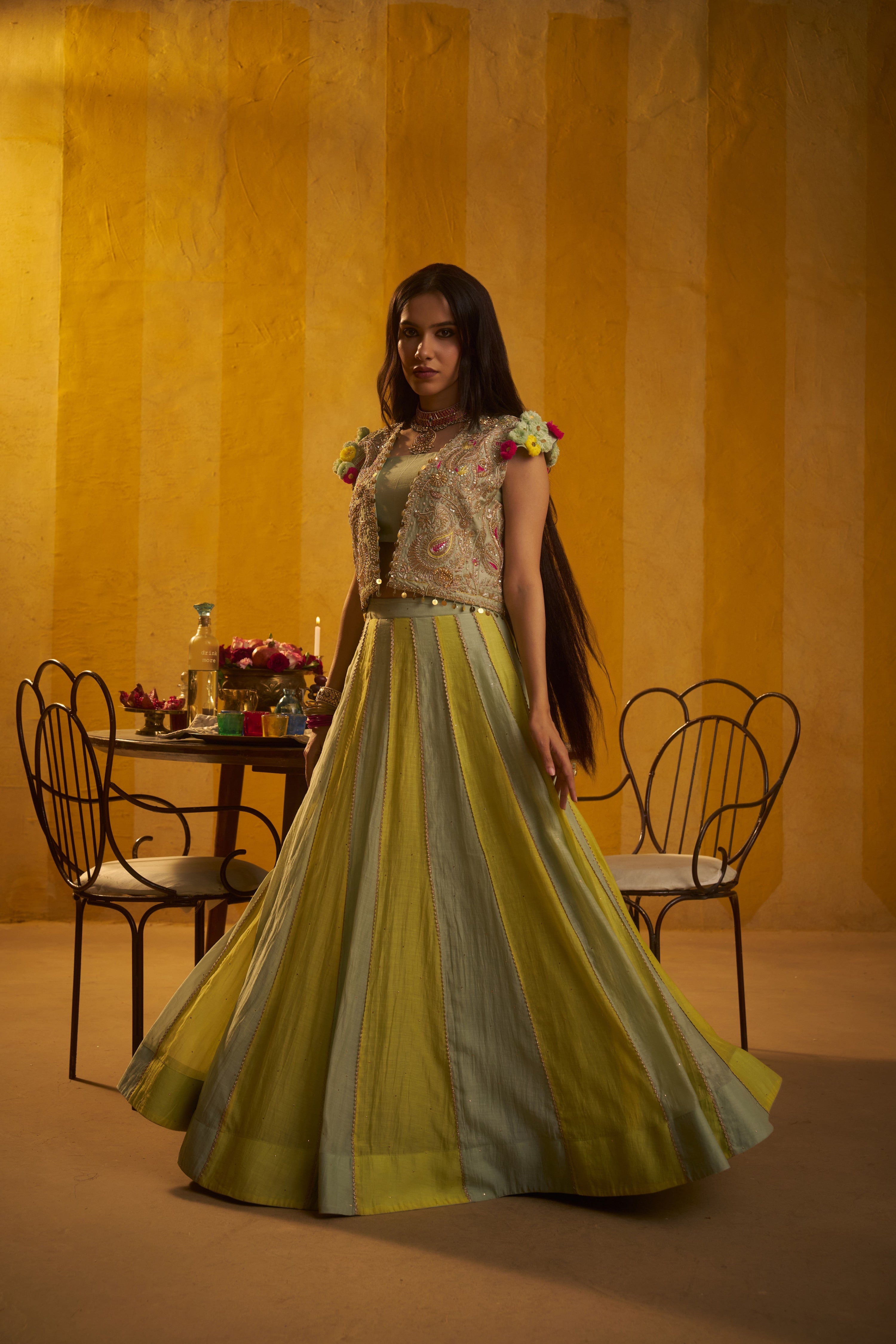 Haryali lehenga