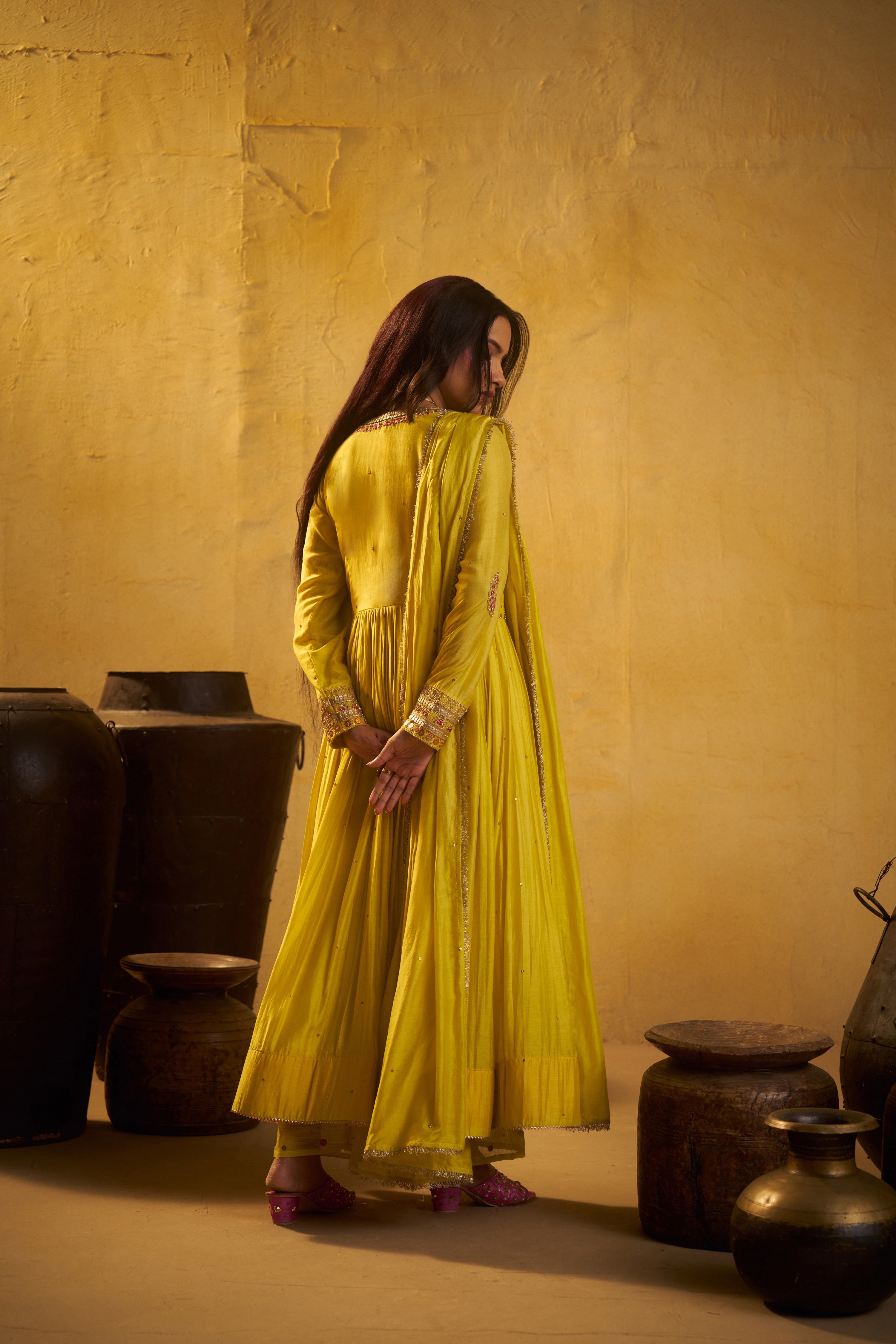 Sunehri Kiran anarkali