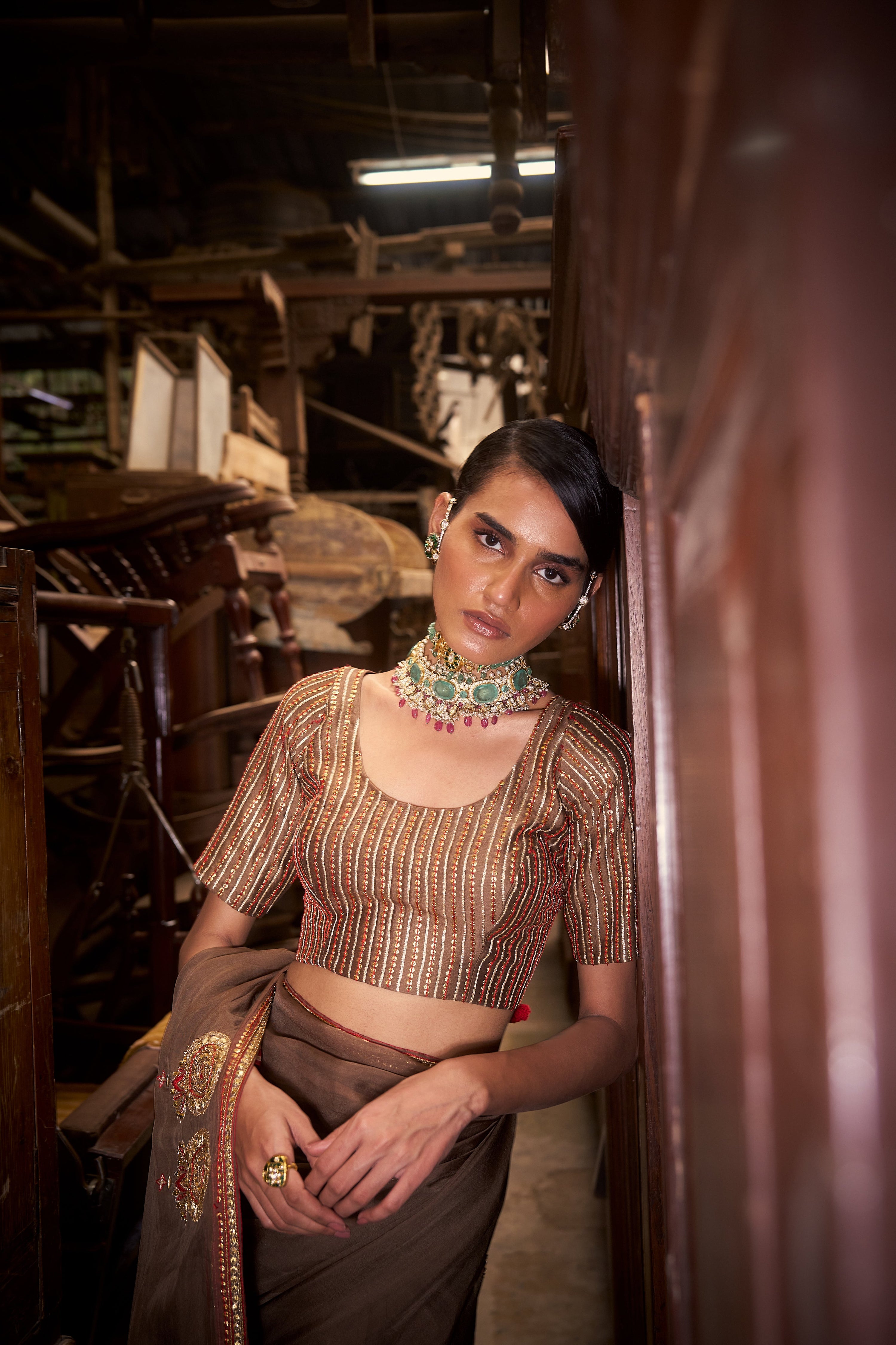 Leher Saree