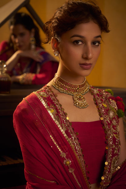 Gulaal lehenga set