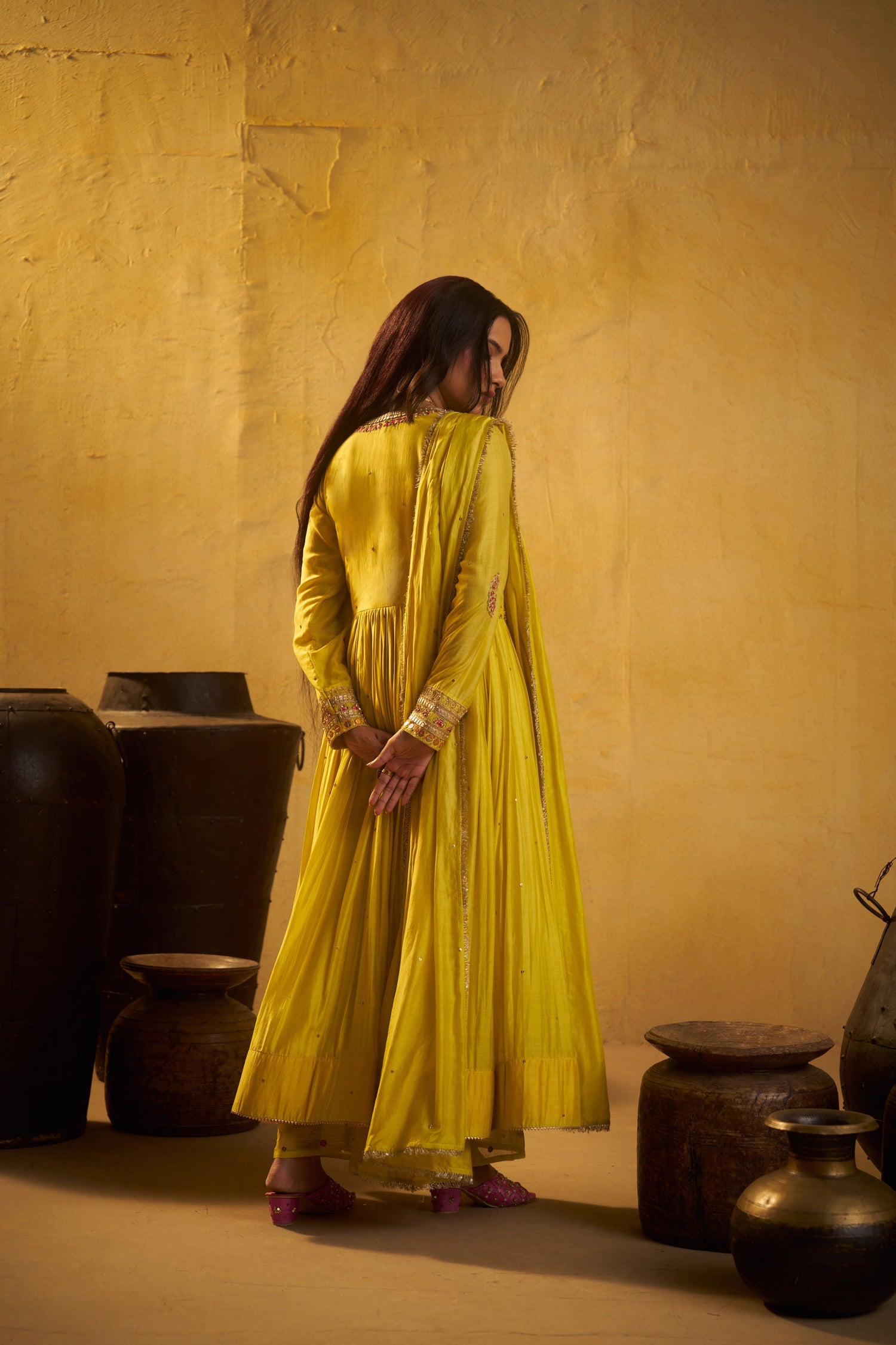 Sunehri Kiran anarkali