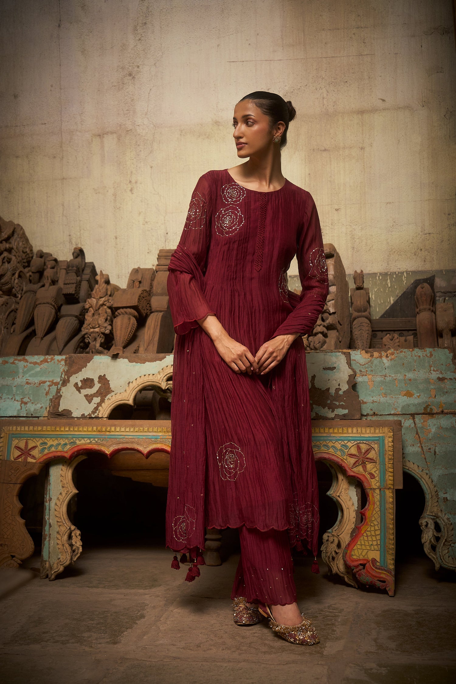 Rose Kurta