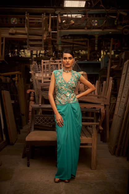 Turquoise Drape