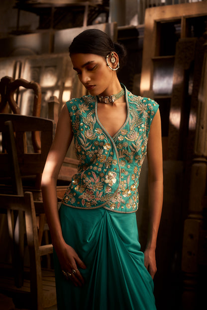 Turquoise Drape
