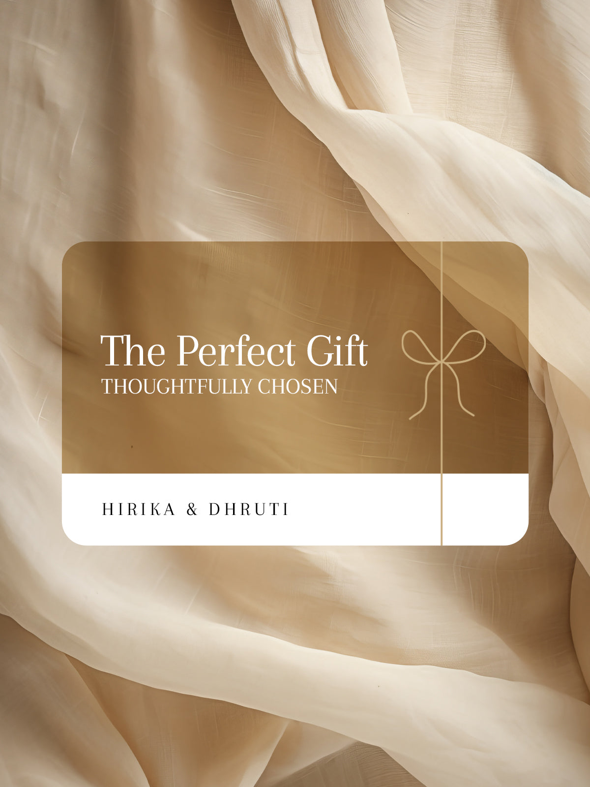 Hirika &amp; Dhruti Gift card