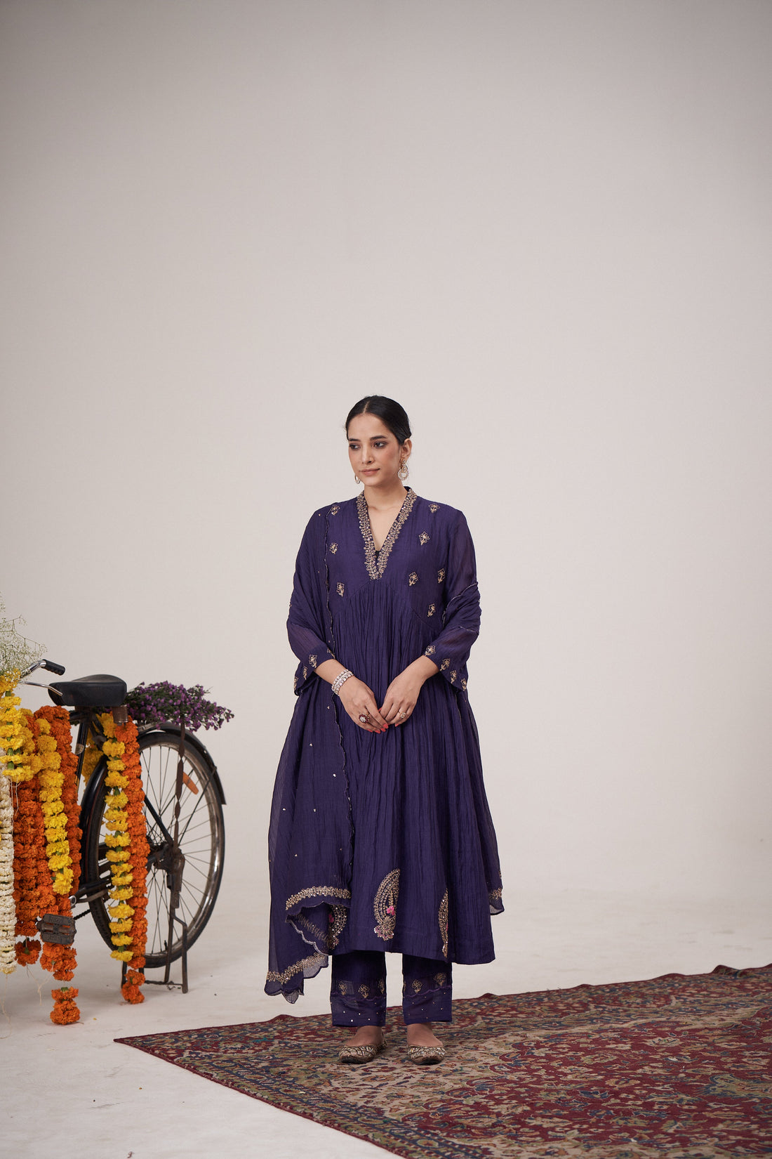 Mor Kurta Pant Set