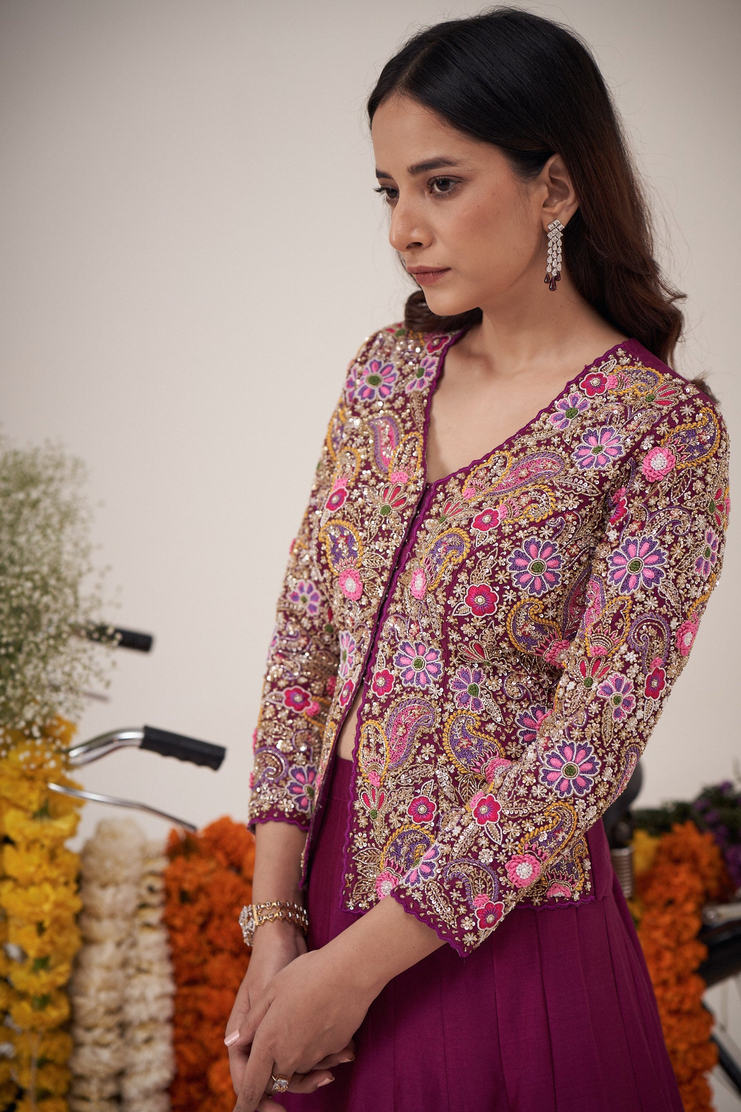 Bagicha Jacket Ghagra Set