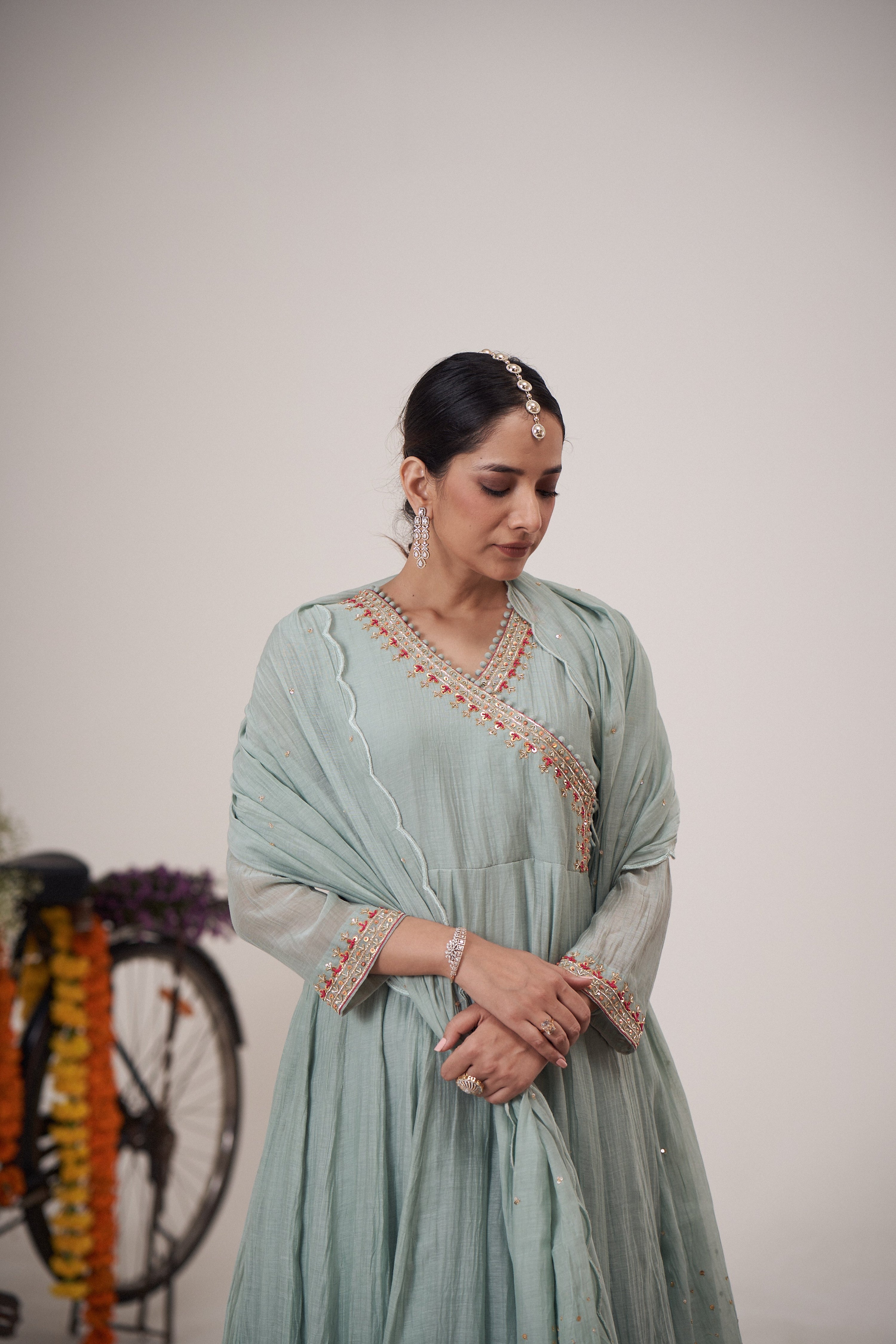 Sipi Anarkali Pants Set