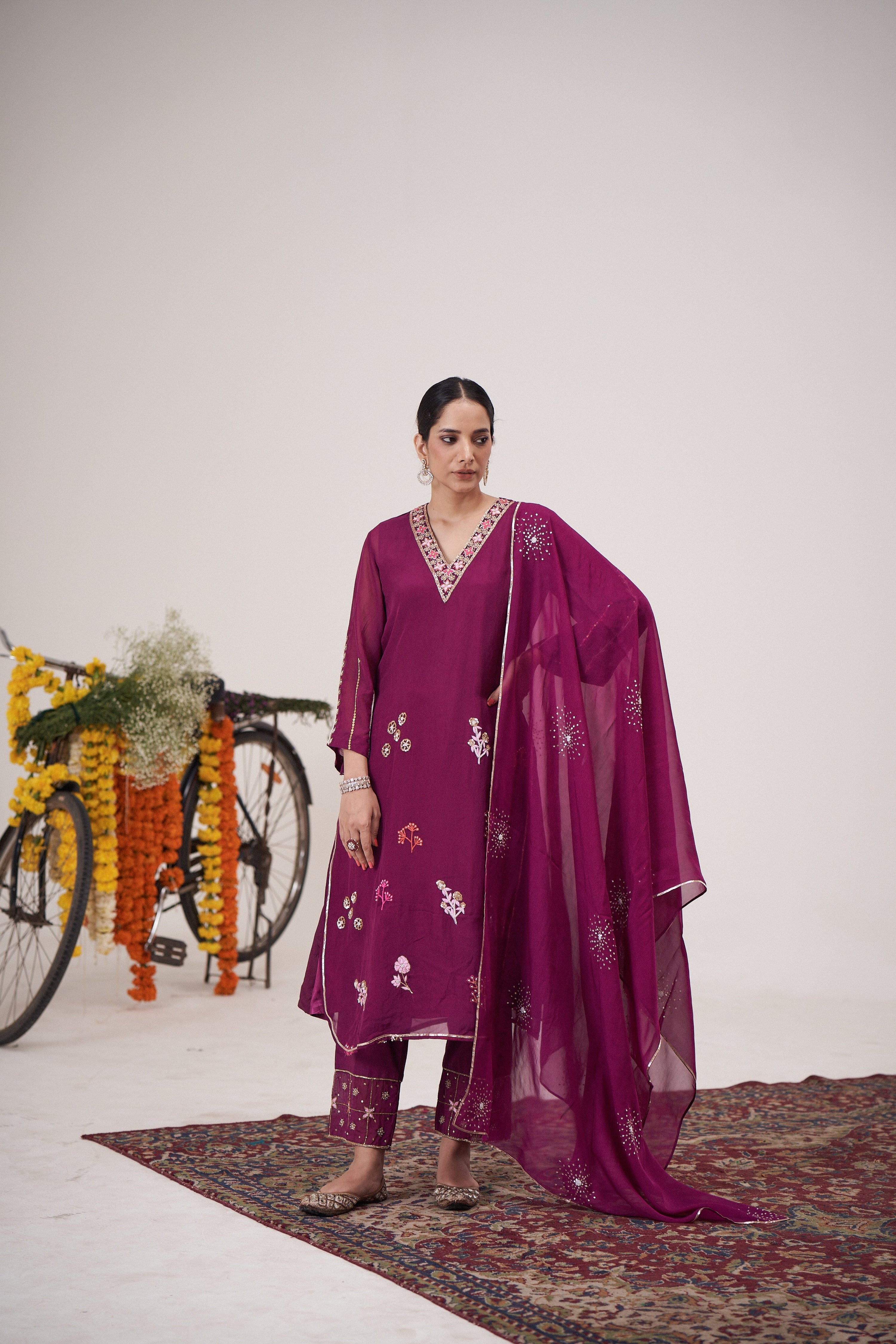 Baagiya Jamli Kurta Set