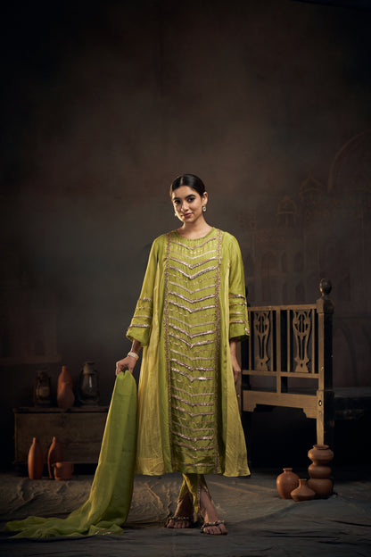 Gota Dhoti Set