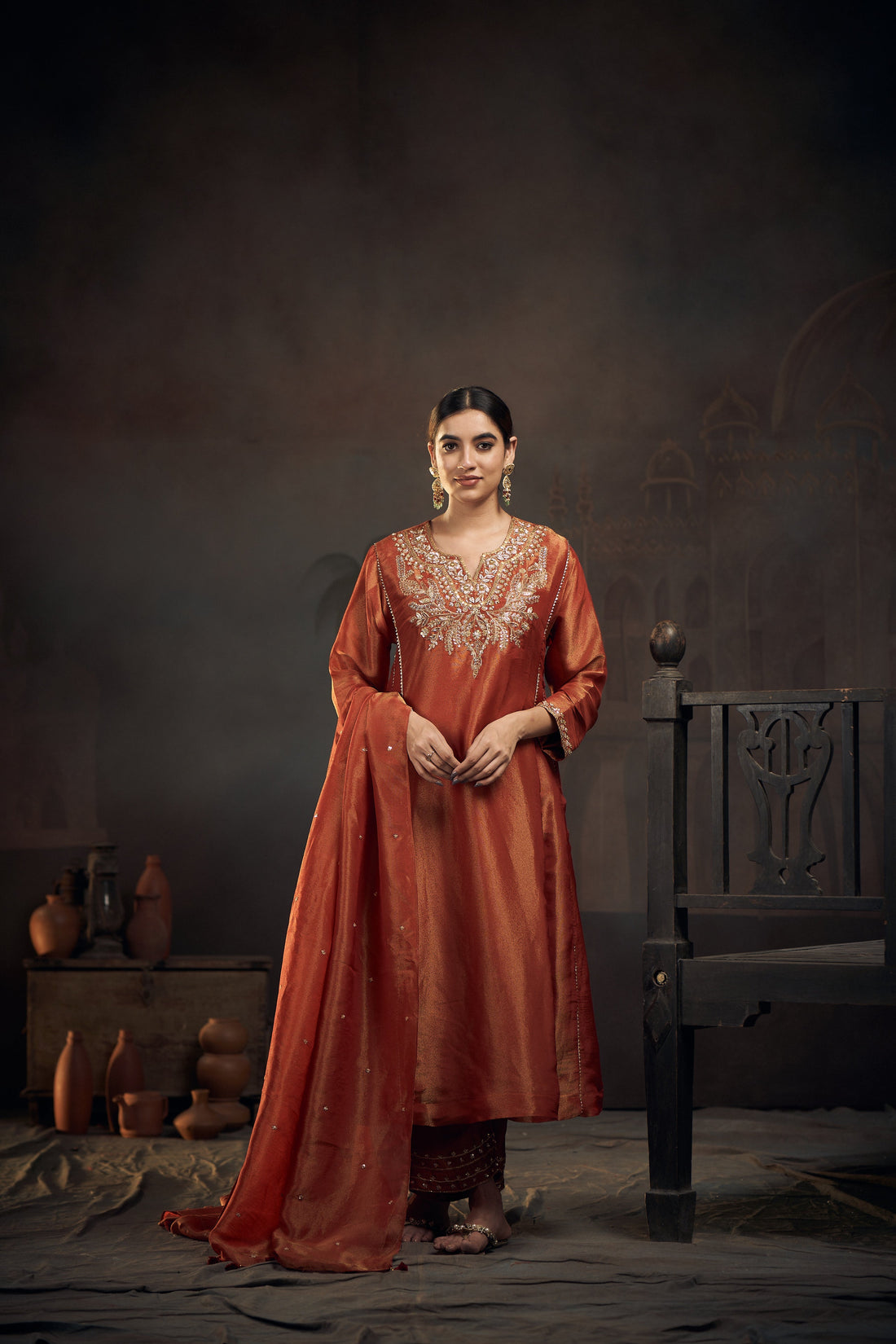 Tissue Kurta set